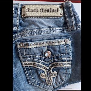 Rock Revival jean shorts size 24